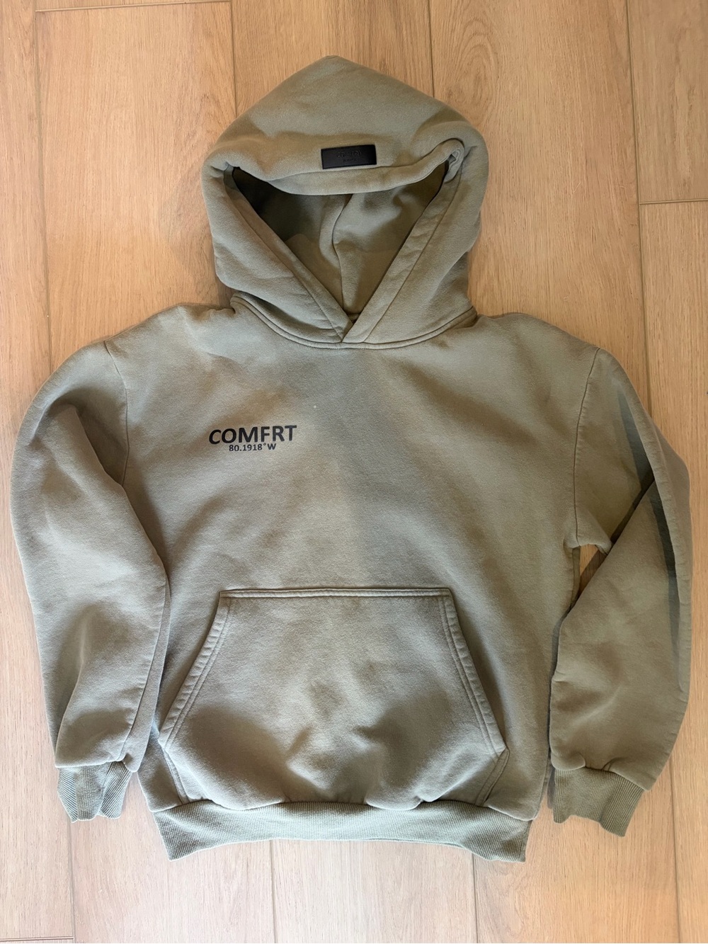 COMFRT Moss Green Hoodie S/XS